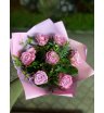 Букет розовых роз «Чудесная пора» 4