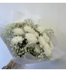 Букет из хризантемы «Белый ангел»