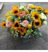 Корзина с подсолнухами &laquo;Очарование&raquo;