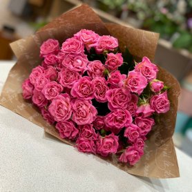 Букет розовых роз «Лиана» от интернет-магазина «Floral24» в Сочи
