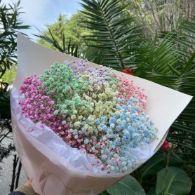 Монобукет из гипсофилы «Краски лета» от интернет-магазина «Floral24» в Сочи