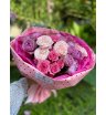 Букет розовых роз «Бал цветов»