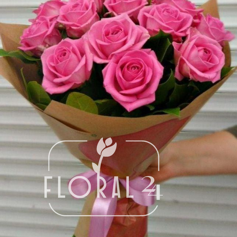 Букет розовых роз «Розовая мечта»